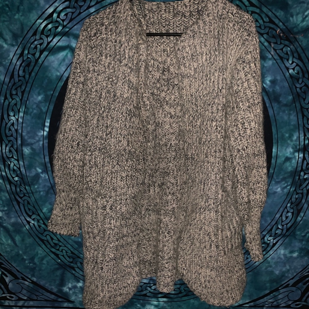 Hand Knit Cardigan Sweater